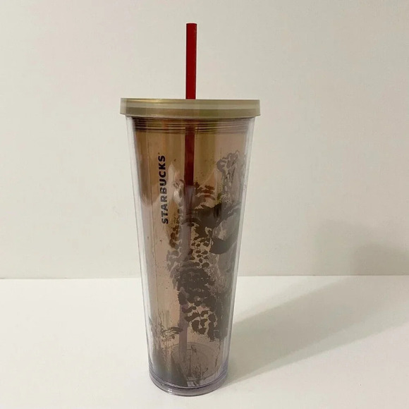 Starbucks 2014 Mermaid Siren Double Tail Cup Tumbler 24 oz - Picture 6 of 16